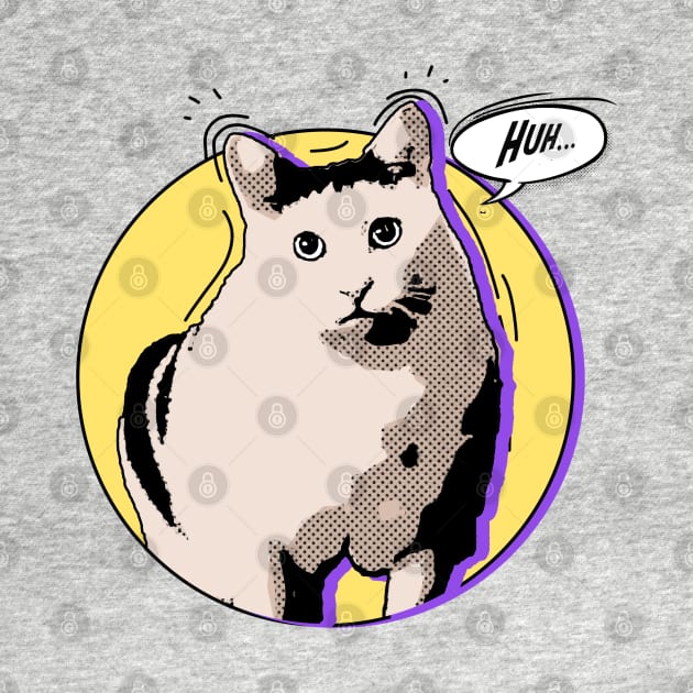 huh cat comic style by jerrysanji